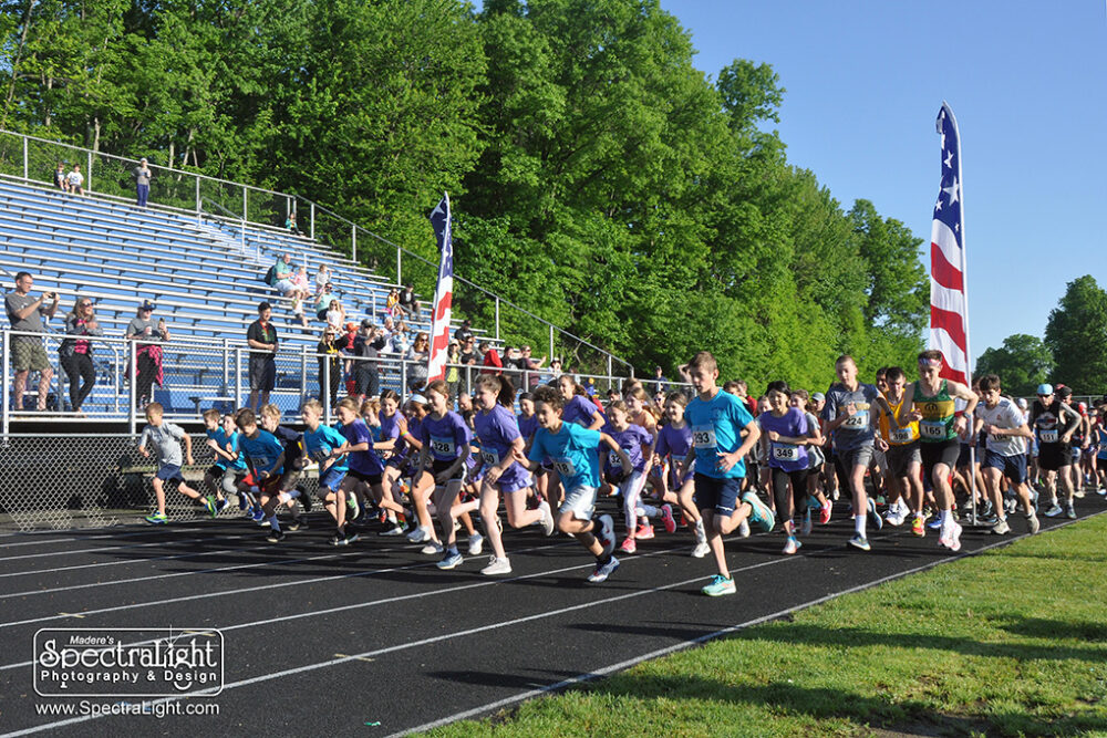 The 24th Annual Olmsted Spirit 5K Race was held on May 29, 2022 at Olmsted Falls High School in Olmsted Falls, Ohio. Photo by Mark Madere - SpectraLight Photography - https://spectralight.com